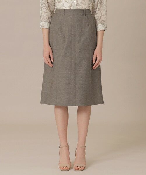 MACKINTOSH LONDON(L Size) / マッキントッシュ ロンドン (エル サイズ) ロング・マキシ丈スカート | 【L】コットンリネンブレンドオックススカート | 詳細2