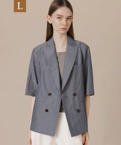 MACKINTOSH LONDON(L Size) / マッキントッシュ ロンドン (エル サイズ) ノーカラージャケット | 【L】ハイカウントエンザイムジャケット