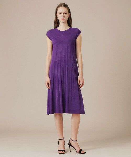 MACKINTOSH LONDON(L Size) / マッキントッシュ ロンドン (エル サイズ) ロング・マキシ丈ワンピース | 【eclat5月号掲載】【L】エアリーホールガーメントワンピース | 詳細1