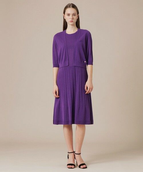 MACKINTOSH LONDON(L Size) / マッキントッシュ ロンドン (エル サイズ) ロング・マキシ丈ワンピース | 【eclat5月号掲載】【L】エアリーホールガーメントワンピース | 詳細2