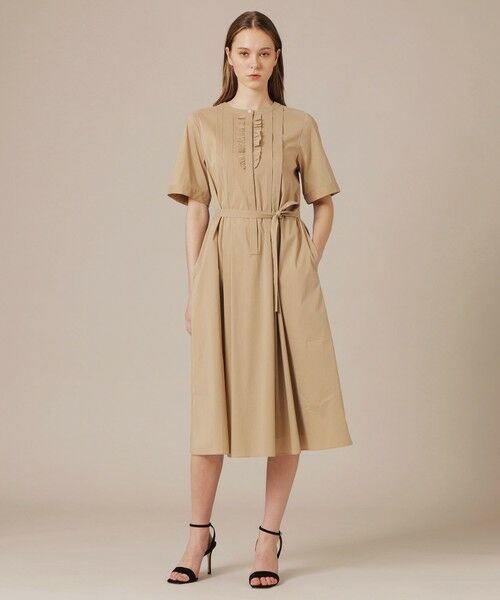 MACKINTOSH LONDON(L Size) / マッキントッシュ ロンドン (エル サイズ) ロング・マキシ丈ワンピース | 【eclat5月号掲載】【L】コットンナイロンストレッチワンピース | 詳細3