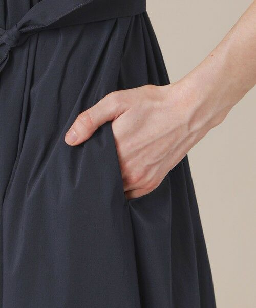 MACKINTOSH LONDON(L Size) / マッキントッシュ ロンドン (エル サイズ) ロング・マキシ丈ワンピース | 【eclat5月号掲載】【L】コットンナイロンストレッチワンピース | 詳細10