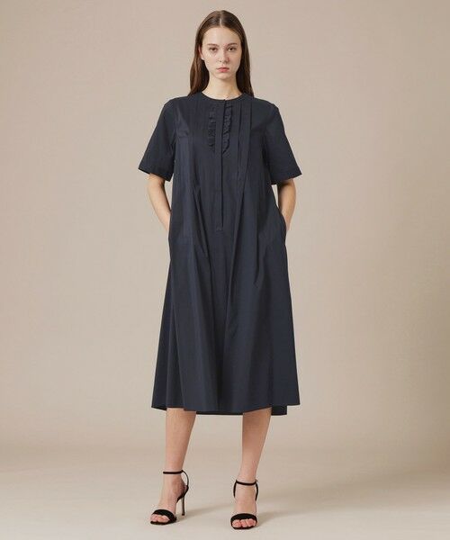 MACKINTOSH LONDON(L Size) / マッキントッシュ ロンドン (エル サイズ) ロング・マキシ丈ワンピース | 【eclat5月号掲載】【L】コットンナイロンストレッチワンピース | 詳細2