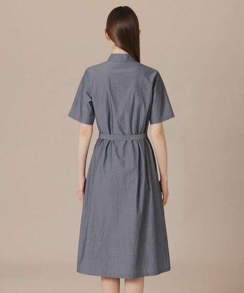 MACKINTOSH LONDON(L Size) / マッキントッシュ ロンドン (エル サイズ) ロング・マキシ丈ワンピース | 【L】ハイカウントエンザイムシャツワンピース | 詳細5