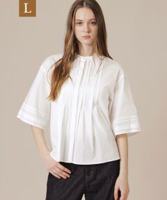 MACKINTOSH LONDON(L Size) / マッキントッシュ ロンドン (エル サイズ) シャツ・ブラウス | 【L】コットンナイロンストレッチブラウス