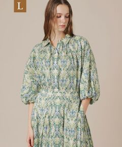 MACKINTOSH LONDON(L Size) / マッキントッシュ ロンドン (エル サイズ) シャツ・ブラウス | 【eclat5月号掲載】【L】ボタニカルウォールプリントブラウス