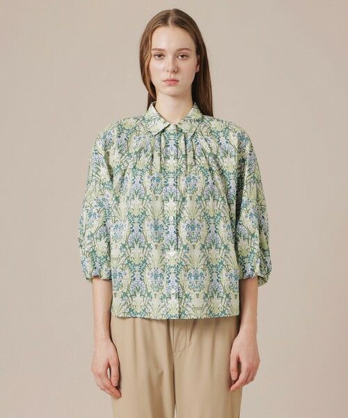 MACKINTOSH LONDON(L Size) / マッキントッシュ ロンドン (エル サイズ) シャツ・ブラウス | 【eclat5月号掲載】【L】ボタニカルウォールプリントブラウス | 詳細3