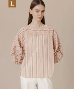 MACKINTOSH LONDON(L Size) / マッキントッシュ ロンドン (エル サイズ) シャツ・ブラウス | 【L】マーブルストライプブラウス