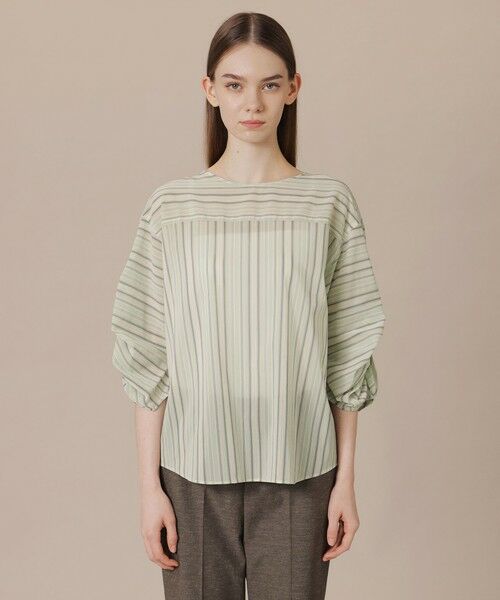 MACKINTOSH LONDON(L Size) / マッキントッシュ ロンドン (エル サイズ) シャツ・ブラウス | 【L】マーブルストライプブラウス | 詳細3