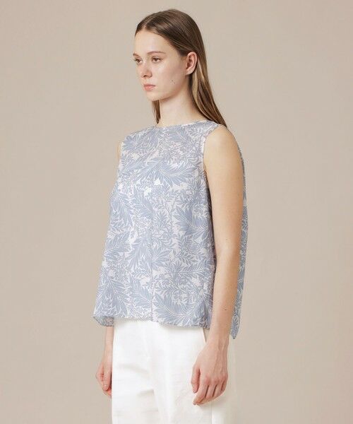 MACKINTOSH LONDON(L Size) / マッキントッシュ ロンドン (エル サイズ) シャツ・ブラウス | 【L】リーフプリントノースリーブブラウス | 詳細4