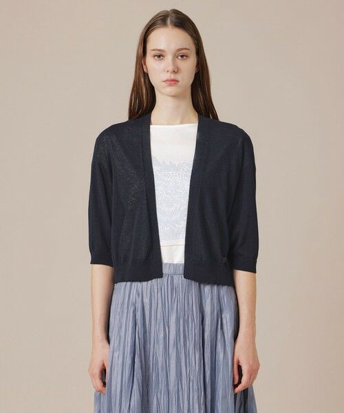 MACKINTOSH LONDON(L Size) / マッキントッシュ ロンドン (エル サイズ) ニット・セーター | 【eclat5月号掲載】【L】【Bray Bolero/ブレイボレロ】エアリーホールガーメントボレロ | 詳細4