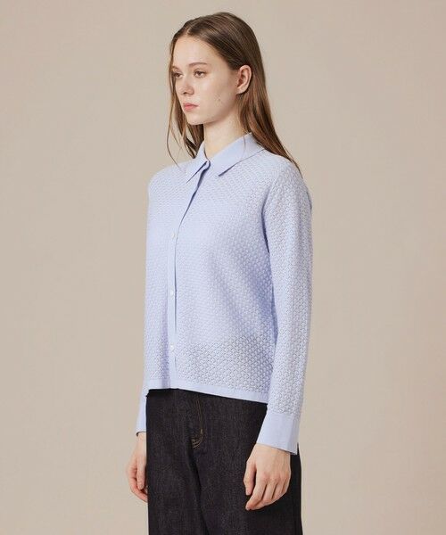 MACKINTOSH LONDON(L Size) / マッキントッシュ ロンドン (エル サイズ) ニット・セーター | 【eclat5月号掲載】【L】レースニットシャツ | 詳細4