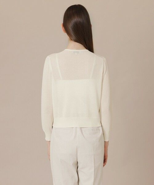 MACKINTOSH LONDON(L Size) / マッキントッシュ ロンドン (エル サイズ) ニット・セーター | 【WEB・一部店舗限定】【L】シアーニットカーディガン | 詳細6