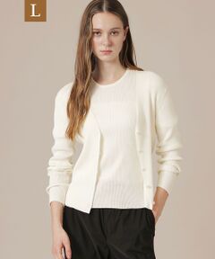 MACKINTOSH LONDON(L Size) / マッキントッシュ ロンドン (エル サイズ) ニット・セーター | 【WEB・一部店舗限定】【L】ハイツイストリブコットンカーディガン