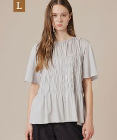 MACKINTOSH LONDON(L Size) / マッキントッシュ ロンドン (エル サイズ) カットソー | 【L】シャーリングティアードプルオーバー