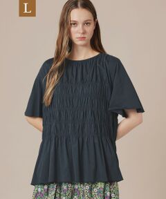 MACKINTOSH LONDON(L Size) / マッキントッシュ ロンドン (エル サイズ) カットソー | 【L】シャーリングティアードプルオーバー