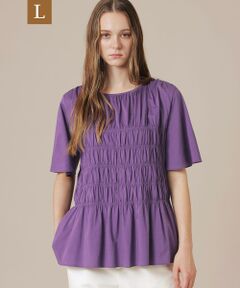 MACKINTOSH LONDON(L Size) / マッキントッシュ ロンドン (エル サイズ) カットソー | 【L】シャーリングティアードプルオーバー