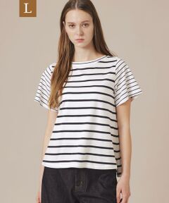 MACKINTOSH LONDON(L Size) / マッキントッシュ ロンドン (エル サイズ) カットソー | 【eclat5月号掲載】【L】ボーダーミックスTシャツ