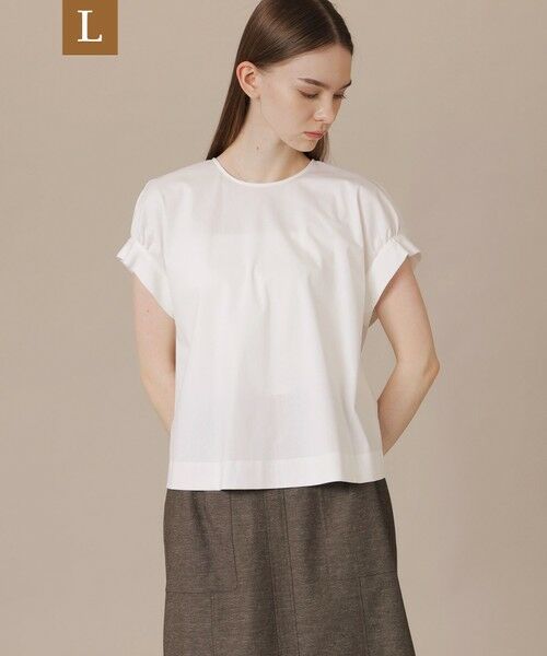 MACKINTOSH LONDON(L Size) / マッキントッシュ ロンドン (エル サイズ) カットソー | 【WEB・一部店舗限定】【L】トリコットジャージプルオーバー（オフホワイト）
