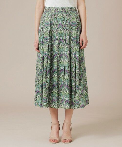 MACKINTOSH LONDON(L Size) / マッキントッシュ ロンドン (エル サイズ) ロング・マキシ丈スカート | 【L】ボタニカルウォールプリントスカート | 詳細5