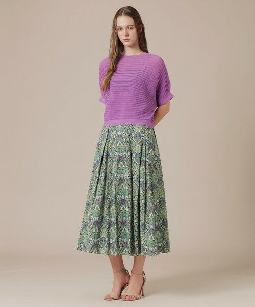 MACKINTOSH LONDON(L Size) / マッキントッシュ ロンドン (エル サイズ) ロング・マキシ丈スカート | 【L】ボタニカルウォールプリントスカート | 詳細2