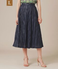 MACKINTOSH LONDON(L Size) / マッキントッシュ ロンドン (エル サイズ) ロング・マキシ丈スカート | 【eclat5月号掲載】【L】ワッシャーカールマイヤータックスカート