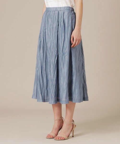 MACKINTOSH LONDON(L Size) / マッキントッシュ ロンドン (エル サイズ) ロング・マキシ丈スカート | 【eclat5月号掲載】【L】ワッシャーカールマイヤータックスカート | 詳細6