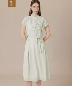 MACKINTOSH LONDON(L Size) / マッキントッシュ ロンドン (エル サイズ) ロング・マキシ丈ワンピース | 【WEB・一部店舗限定】【L】フラグメントプリントワンピース