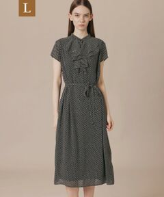 MACKINTOSH LONDON(L Size) / マッキントッシュ ロンドン (エル サイズ) ロング・マキシ丈ワンピース | 【WEB・一部店舗限定】【L】フラグメントプリントワンピース