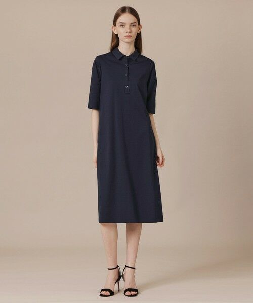 MACKINTOSH LONDON(L Size) / マッキントッシュ ロンドン (エル サイズ) ロング・マキシ丈ワンピース | 【WEB・一部店舗限定】【L】プレーティング天竺ワンピース | 詳細1