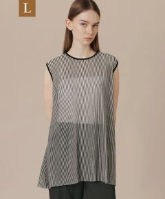 MACKINTOSH LONDON(L Size) / マッキントッシュ ロンドン (エル サイズ) ニット・セーター | 【L】プリーツストライプニット