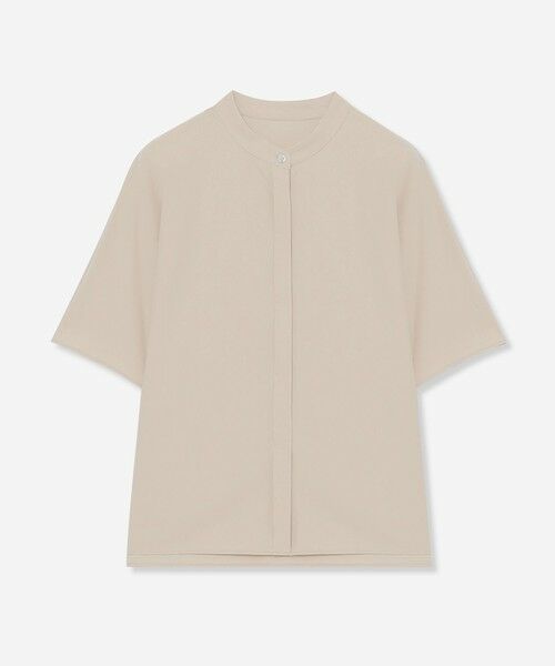 MACKINTOSH LONDON(L Size) / マッキントッシュ ロンドン (エル サイズ) シャツ・ブラウス | 【L】トリコットストレッチブラウス（ベージュ）
