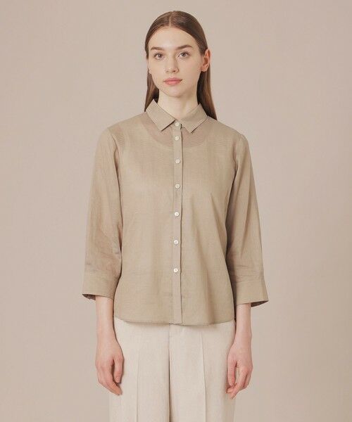 MACKINTOSH LONDON(L Size) / マッキントッシュ ロンドン (エル サイズ) シャツ・ブラウス | 【WEB・一部店舗限定】【L】ピケボイルブラウス | 詳細4