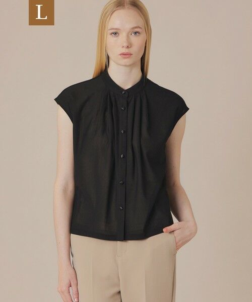 MACKINTOSH LONDON(L Size) / マッキントッシュ ロンドン (エル サイズ) カットソー | 【L】コットンコンフィブラウス（ブラック）