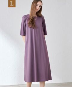 MACKINTOSH LONDON(L Size) / マッキントッシュ ロンドン (エル サイズ) ロング・マキシ丈ワンピース | 【L】【The Essential Collection】プレーティング天竺ワンピース