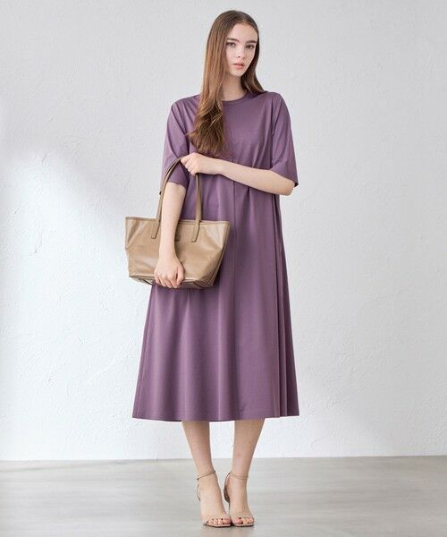 MACKINTOSH LONDON(L Size) / マッキントッシュ ロンドン (エル サイズ) ロング・マキシ丈ワンピース | 【L】【The Essential Collection】プレーティング天竺ワンピース | 詳細3