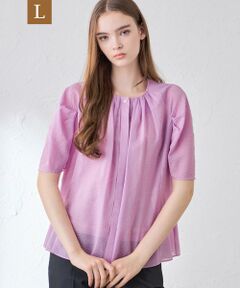 MACKINTOSH LONDON(L Size) / マッキントッシュ ロンドン (エル サイズ) シャツ・ブラウス | 【L】コットンシアーサッカーブラウス