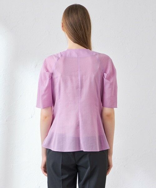 MACKINTOSH LONDON(L Size) / マッキントッシュ ロンドン (エル サイズ) シャツ・ブラウス | 【L】コットンシアーサッカーブラウス | 詳細5