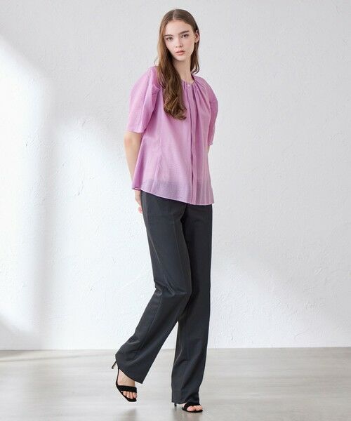 MACKINTOSH LONDON(L Size) / マッキントッシュ ロンドン (エル サイズ) シャツ・ブラウス | 【L】コットンシアーサッカーブラウス | 詳細2