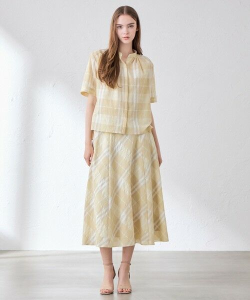 MACKINTOSH LONDON(L Size) / マッキントッシュ ロンドン (エル サイズ) シャツ・ブラウス | 【L】シアーボイルチェックブラウス | 詳細3