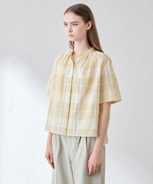 MACKINTOSH LONDON(L Size) / マッキントッシュ ロンドン (エル サイズ) シャツ・ブラウス | 【L】シアーボイルチェックブラウス | 詳細5