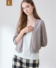 MACKINTOSH LONDON(L Size) / マッキントッシュ ロンドン (エル サイズ) ニット・セーター | 【L】【Bray Bolero/ブレイボレロ】エアリーホールガーメントボレロ