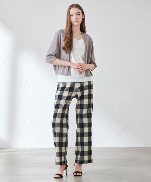 MACKINTOSH LONDON(L Size) / マッキントッシュ ロンドン (エル サイズ) ニット・セーター | 【L】【Bray Bolero/ブレイボレロ】エアリーホールガーメントボレロ | 詳細1