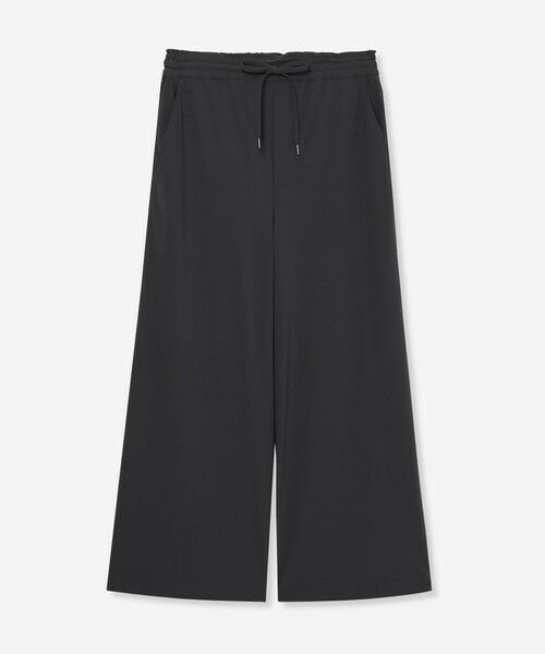MACKINTOSH LONDON(L Size) / マッキントッシュ ロンドン (エル サイズ) その他パンツ | 【L】【Lesbury Easy Pants/レスベリー イージーパンツ】トリコットストレッチワイドパンツ(ブラック)