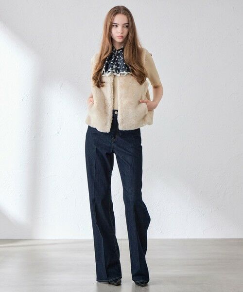 MACKINTOSH LONDON(L Size) / マッキントッシュ ロンドン (エル サイズ) ノーカラージャケット | 【L】ファーコンビニットジレ | 詳細3