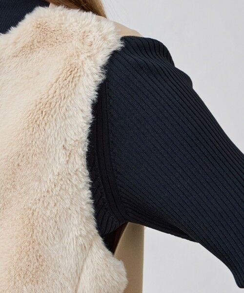 MACKINTOSH LONDON(L Size) / マッキントッシュ ロンドン (エル サイズ) ノーカラージャケット | 【L】ファーコンビニットジレ | 詳細7