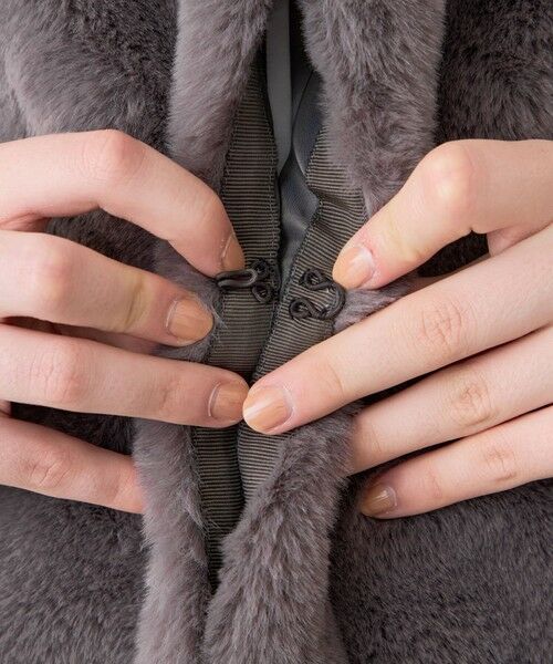 MACKINTOSH LONDON(L Size) / マッキントッシュ ロンドン (エル サイズ) ノーカラージャケット | 【L】ファーコンビニットロングジレ | 詳細9