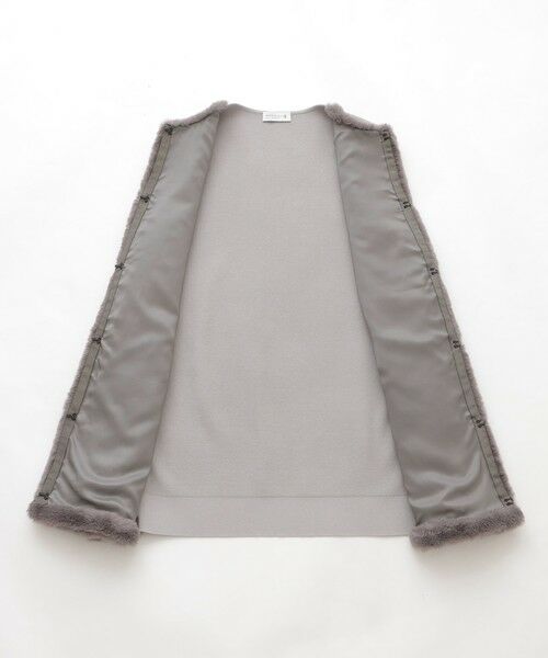 MACKINTOSH LONDON(L Size) / マッキントッシュ ロンドン (エル サイズ) ノーカラージャケット | 【L】ファーコンビニットロングジレ | 詳細10