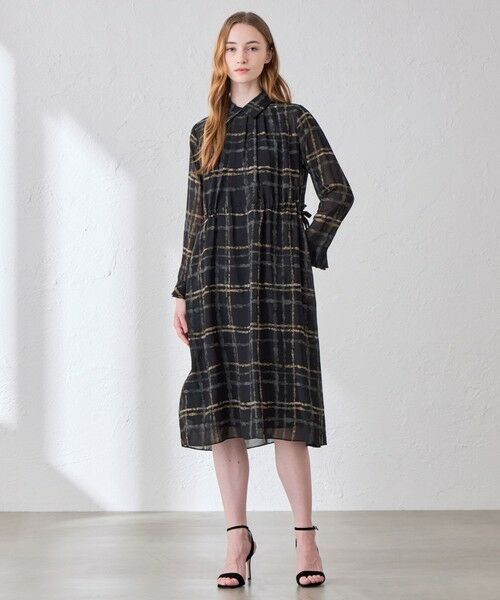 MACKINTOSH LONDON(L Size) / マッキントッシュ ロンドン (エル サイズ) ロング・マキシ丈ワンピース | 【L】チェックプリントワンピース | 詳細1