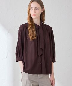 MACKINTOSH LONDON(L Size) / マッキントッシュ ロンドン (エル サイズ) シャツ・ブラウス | 【L】コットンコンフィボウタイブラウス